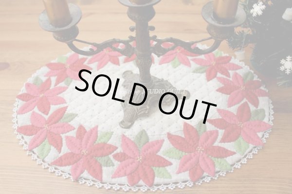 Photo1: Poinsettia Mat  (1)