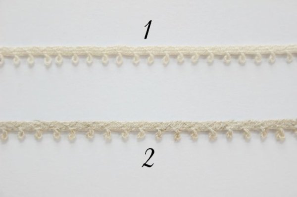 Photo1: Thin Ivory Lace (Tax Excl.) (1)