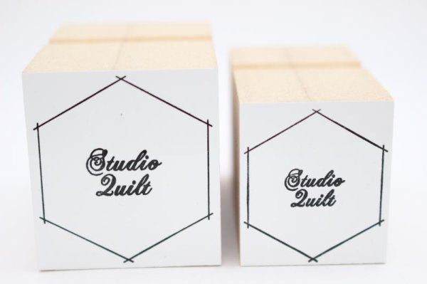 Photo3: Original Fabric Stamps (Hexagon)  (3)