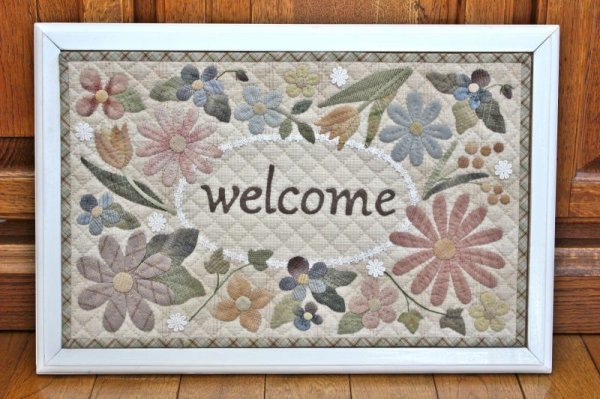 Photo3: Floral Welcome Sign  (3)