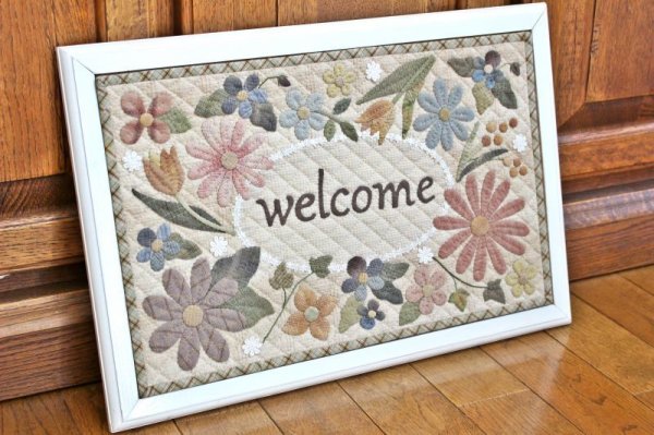 Photo4: Floral Welcome Sign  (4)