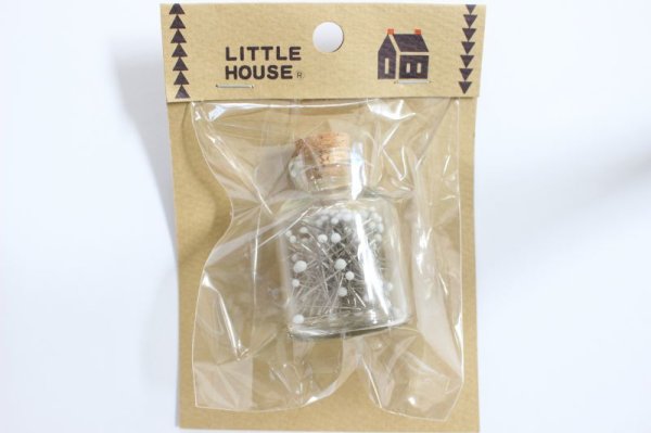 Photo4: Little House Glass Head Pins  (4)