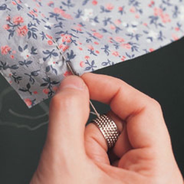 Photo2: Clover Ring Thimble  (2)