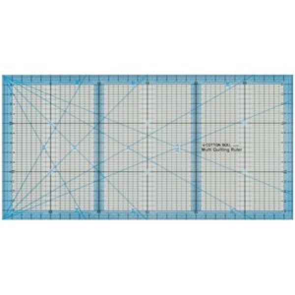 Photo1: Cotton Boll Multi Quilting Ruler 15 x 30cm (Tax Excl.) (1)