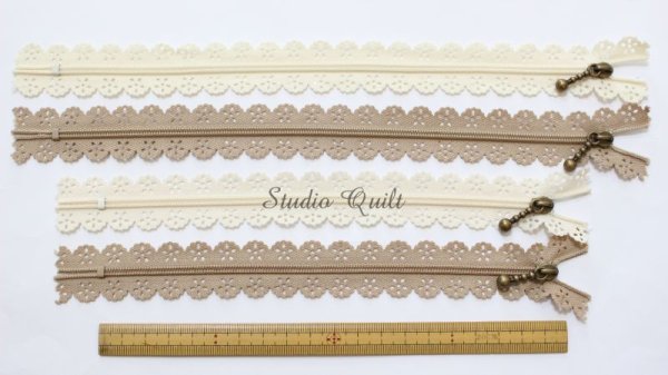 Photo3: Lace Zipper (3)