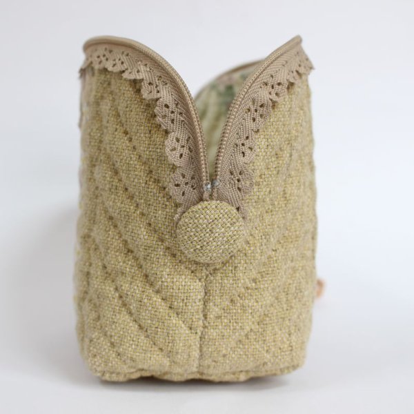 Photo4: Lace Zipper Pouch (4)