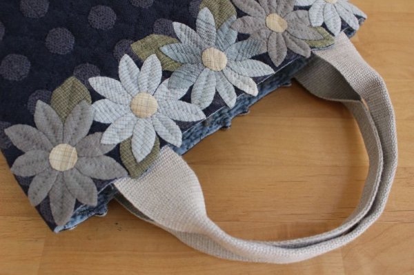 Photo3: Dahlia Bag (Navy) (3)
