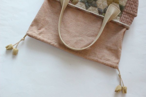 Photo3: [SALE] Lunch Box Bag / Desert Rose Pattern  (3)