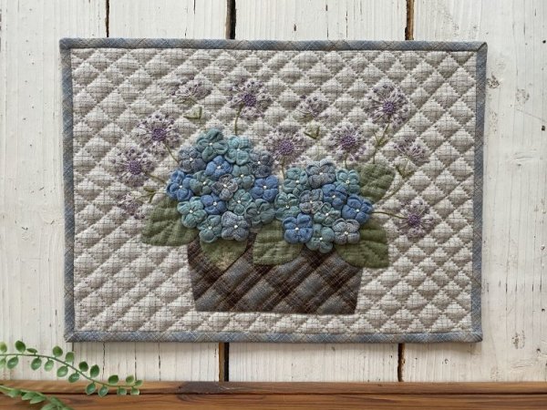 Photo1: Hydrangea and Laceflower Tapestry (Tax Excl.) (1)