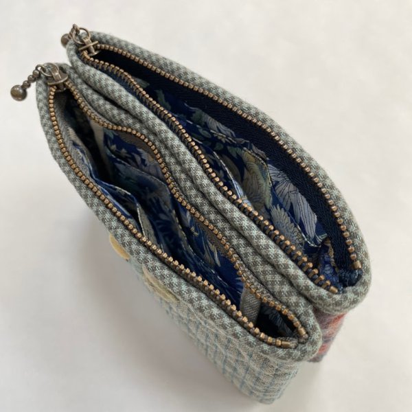 Photo2: 3 Way Pouch / Purse and Cardholder  (2)