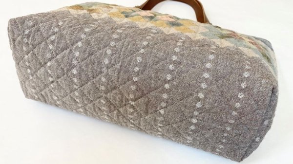 Photo3: Bag with Around the World Quilt Pattern (3)