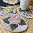 Photo1: New Year’s Coasters with Flowers  (1)