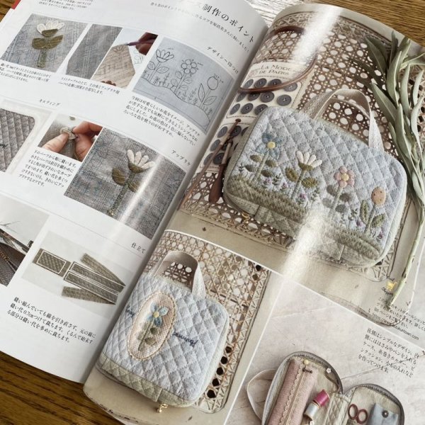 Photo5: Sewing Bag with Flowers - Enjoy Sewing! (5)