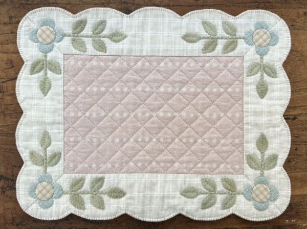 Photo2: Flower Table Mat (2)