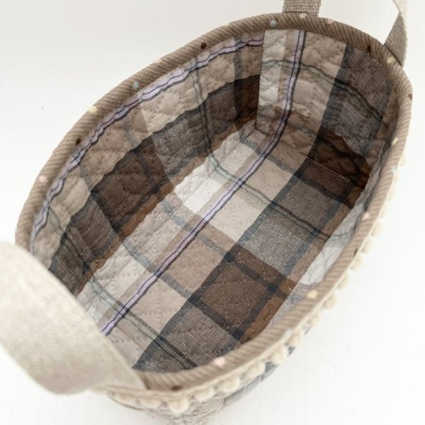 Photo4: Criss-Cross Basket  (4)