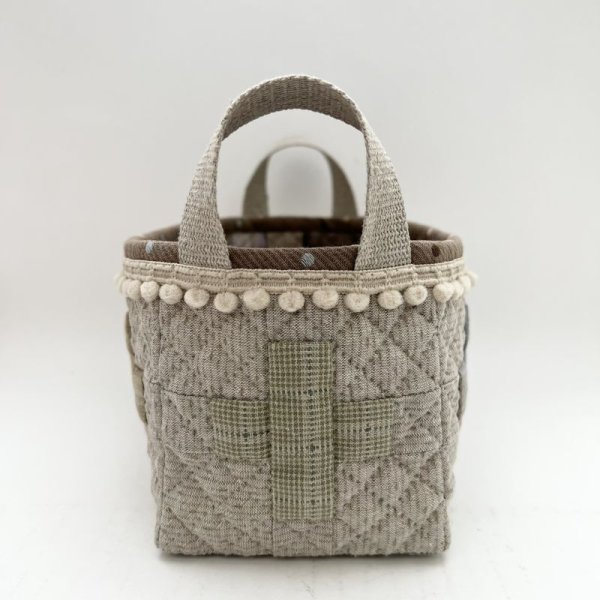 Photo3: Criss-Cross Basket  (3)