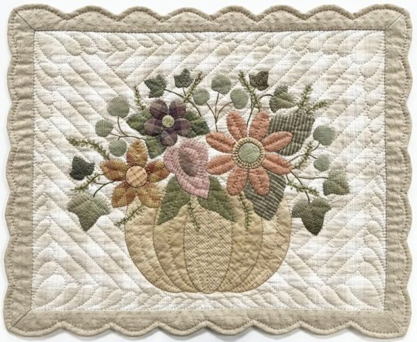 Photo2: Arranged Flower with Pumpkin  (2)