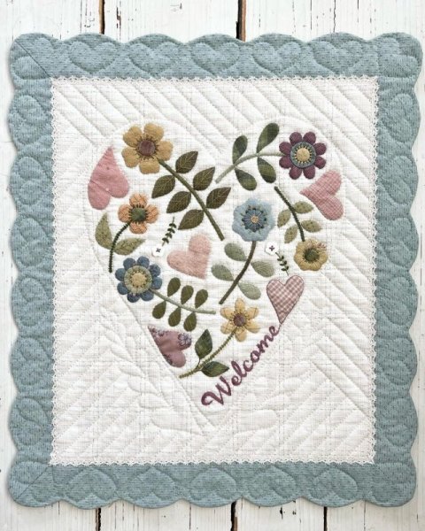 Photo1: Welcome Quilt  (1)