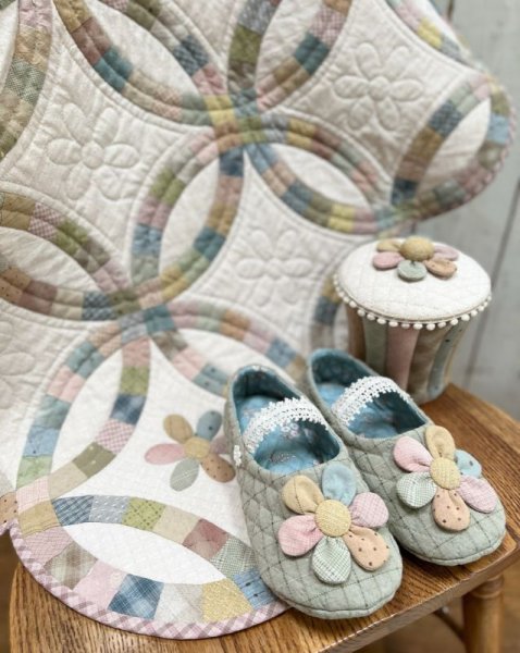 Photo3: Marguerite Daisy - Quilt (3)