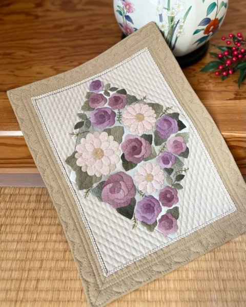 Photo2: New Year Flower Box Quilt (2)