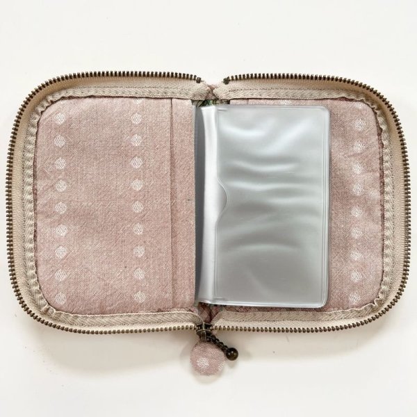 Photo7: Zip Cardholder with Flowers  (7)