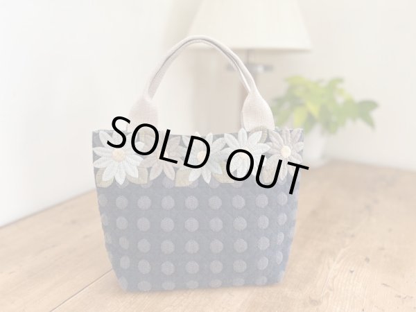 Photo1: Dahlia Bag (Navy) (1)