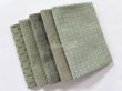 Photo1: Yarn Dyed Fabric - Set of 5 Cuts (24-8-4) Green #1 (1)