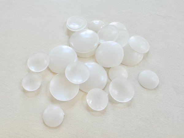 Photo1: Plastic Circle Blanks  (1)