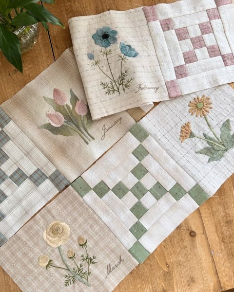 Photo7: Monthly Quilt 2025 | Birth Month Flowers  (7)