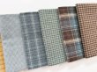 Photo3: Yarn Dyed Fabric - Set of 10 Cuts (25-5-29)  (3)