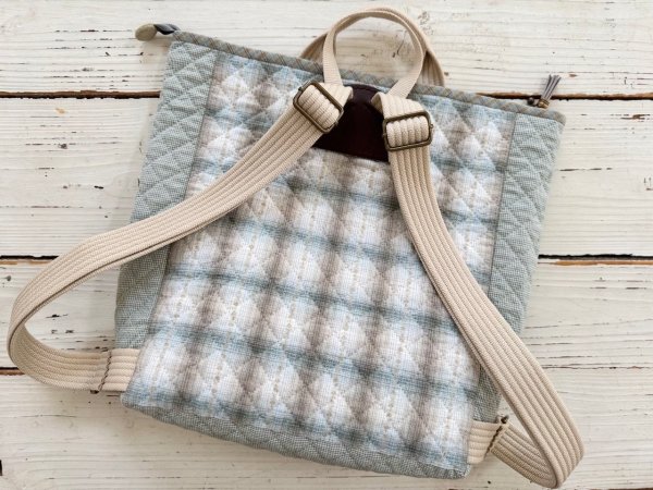 Photo4: INAZUMA Backpack Strap (Color: Ivory) (4)