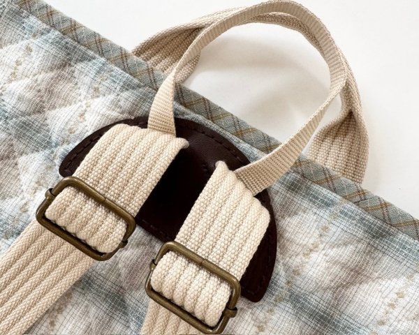 Photo3: INAZUMA Backpack Strap (Color: Ivory) (3)