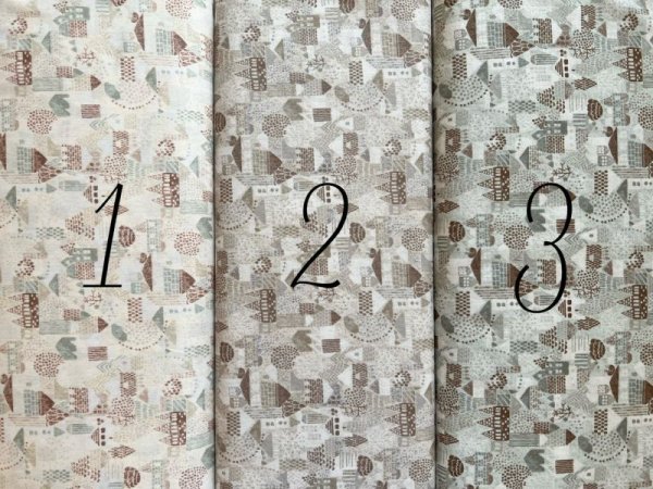 Photo1: Printed Fabric  (1)