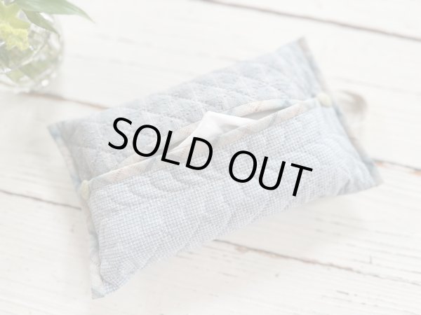 Photo3: Softpack Tissue Cover (Blue) (3)