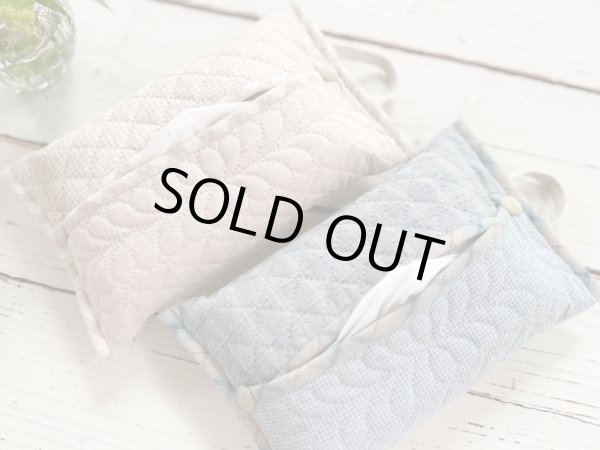 Photo1: Softpack Tissue Cover (Blue) (1)