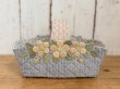 Photo1: Banksia Rose Storage Basket  (1)