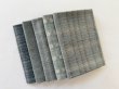 Photo1: Yarn Dyed Fabric - Set of 5 Cuts (25-9-16) Blue  (1)