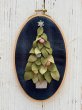 Photo2: Oval Framed Felt Christmas Tree  (2)
