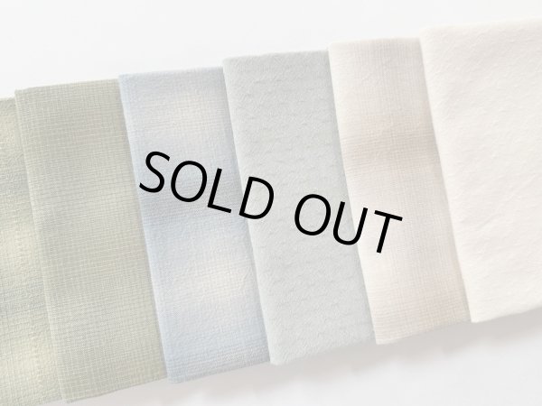 Photo3: Yarn Dyed Fabric - Set of 10 Cuts (25-9-29)  (3)