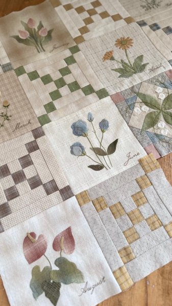 Photo11: Monthly Quilt 2025 | Birth Month Flowers  (11)