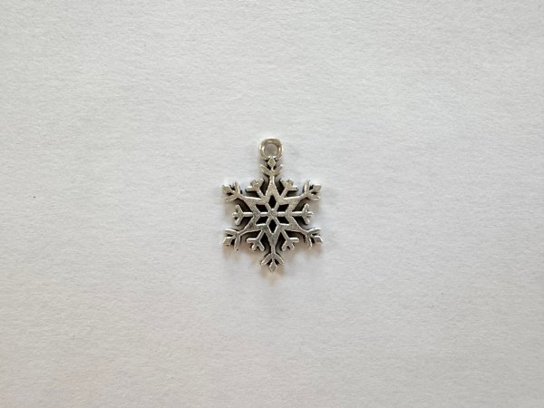 Photo3: Snowflake Charm | Pure Wool 100 (3)