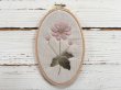 Photo1: Oval Flower Frame | Japanese Anemone (1)