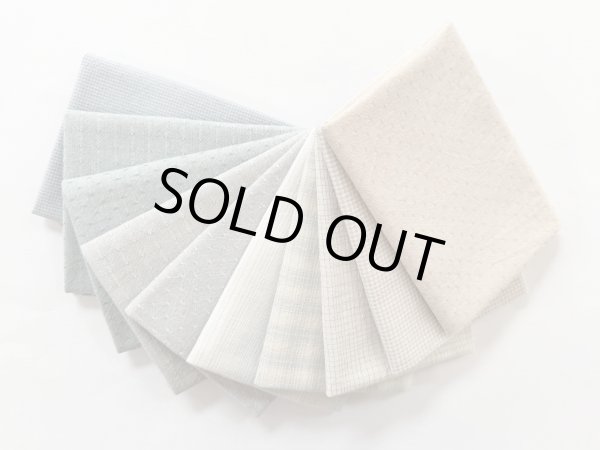 Photo1: Yarn Dyed Fabric - Set of 10 Cuts (25-11-22) #1 (1)