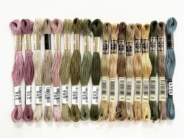 Photo1: Embroidery Thread Set (1)