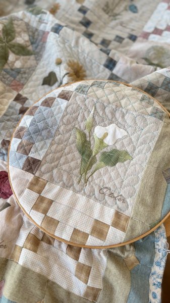 Photo19: Monthly Quilt 2025 | Birth Month Flowers  (19)