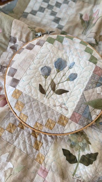 Photo16: Monthly Quilt 2025 | Birth Month Flowers  (16)