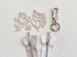 Photo1: Lace Motif | Key Ring | Zipper  (1)