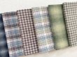 Photo3: Yarn Dyed Fabric - Set of 10 Cuts (26-3-23)  (3)
