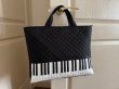 Photo1: Piano Tote Bag (1)