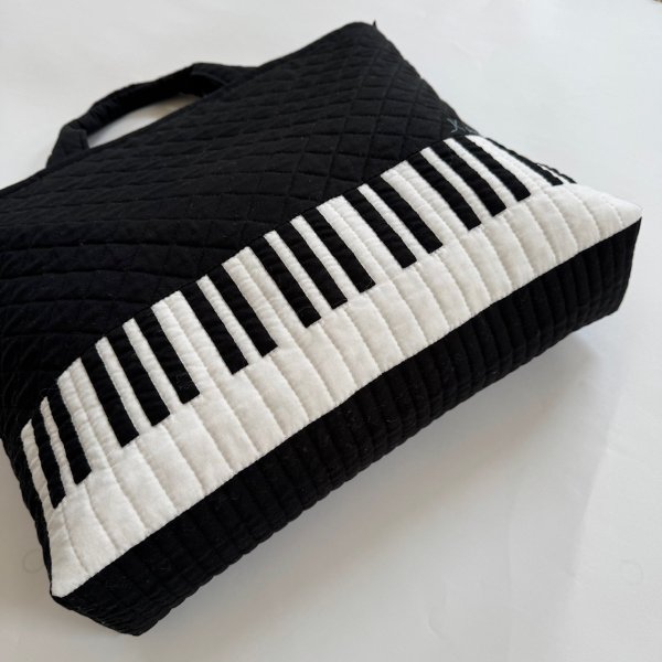Photo3: Piano Tote Bag (3)